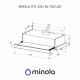 Вытяжка телескопическая Minola HTL 5214 BL 700 LED - зображення 11