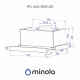 Витяжка телескопічна Minola HTL 6614 BLF 1000 LED - зображення 12