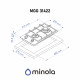 Газовая поверхность на стекле MINOLA MGG 31422 BL - зображення 3