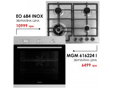 Комплект техніки Minola: Духовка EO 684 INOX + Поверхня MGM 616224 I