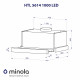 Витяжка телескопічна Minola HTL 5614 WH 1000 LED - зображення 12