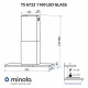 Витяжка декоративна Т-подібна Minola TS 6722 BL 1100 LED GLASS - зображення 13