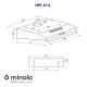 Витяжка плоска Minola HPL 614 WH - зображення 11