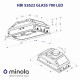 Витяжка повновбудована Minola HBI 52622 BL GLASS 700 LED - зображення 10