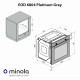 Духова шафа електрична Minola EOD 6804 Platinum Gray - зображення 14