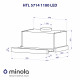 Витяжка телескопічна Minola HTL 5714 WH 1100 LED - зображення 12