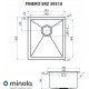 Мийка кухонна нержавіюча сталь Minola FINERO SRZ 39310 - зображення 7
