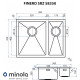 Мийка кухонна нержавіюча сталь Minola FINERO SRZ 58350 - зображення 10