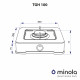 Настільна газова плита Minola TGH 100 BL - зображення 6