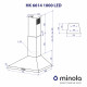 Витяжка купольна Minola HK 6614 WH 1000 LED - зображення 11
