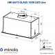 Витяжка повновбудована Minola HBI 6673 WH GLASS 1000 LED Line - зображення 11