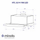 Витяжка телескопічна Minola HTL 5214 BL 700 LED - зображення 11