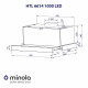 Витяжка телескопічна Minola HTL 6614 BL 1000 LED - зображення 12