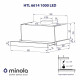Витяжка телескопічна Minola HTL 6614 I 1000 LED - зображення 9