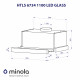 Витяжка телескопічна Minola HTLS 6734 BL 1100 LED GLASS - зображення 11