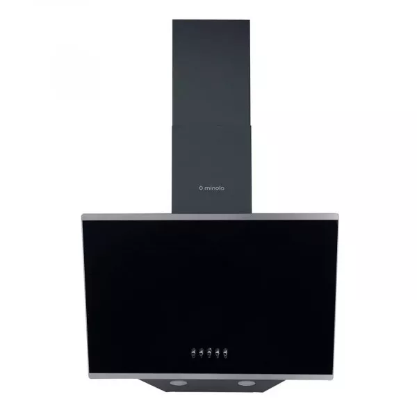 Вытяжка декоративная наклонная Minola HDN 5202 BL/INOX 700 LED