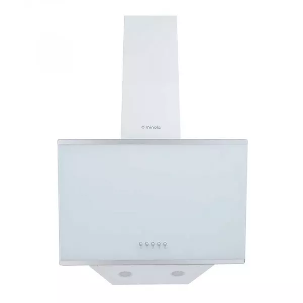 Вытяжка декоративная наклонная Minola HDN 5202 WH/INOX 700 LED