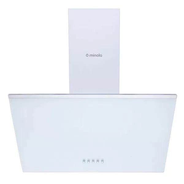 Вытяжка декоративная наклонная Minola HDN 5222 WH/INOX 700 LED