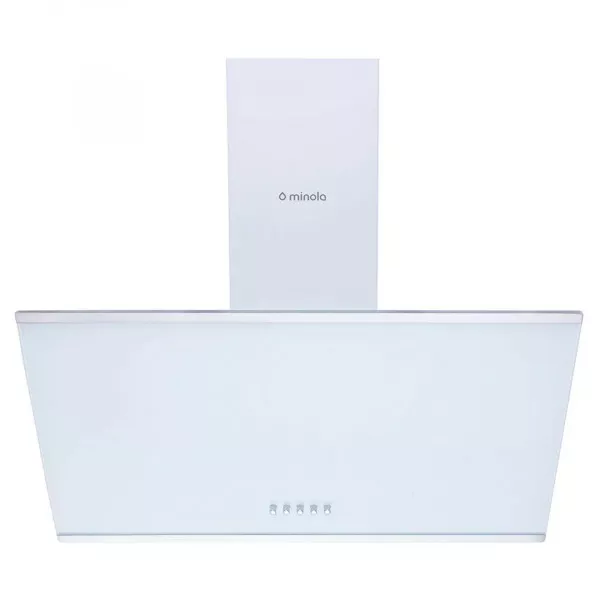 Вытяжка декоративная наклонная Minola HDN 6202 WH/INOX 700 LED