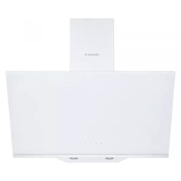 Витяжка декоративна похила Minola HVS 6232 WH/INOX 700 LED