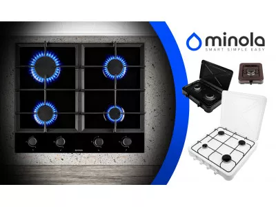 Готуйте без турбот: газова техніка Minola — ваш порятунок під час блекаутів