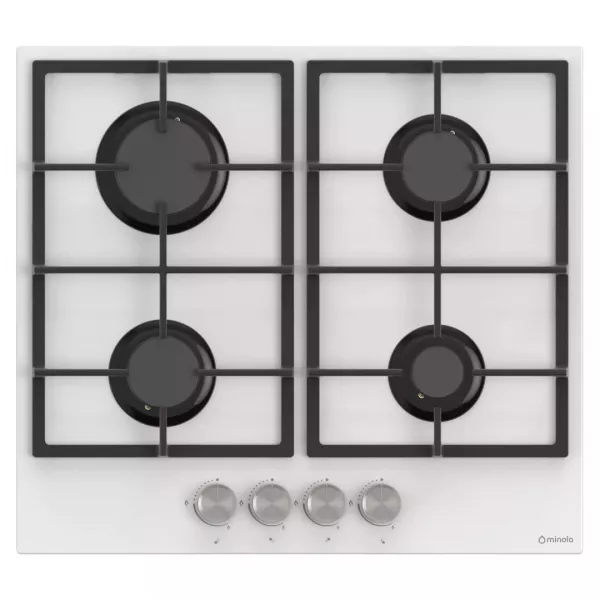 Газова поверхня на склі MINOLA MGG 614202 WH Газова поверхня на склі MINOLA MGG 614202 WH