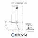 Minola 5902767901567 - зображення 9 Витяжка декоративна похила Minola HVS 6612 BL 1000 LED - зображення 9