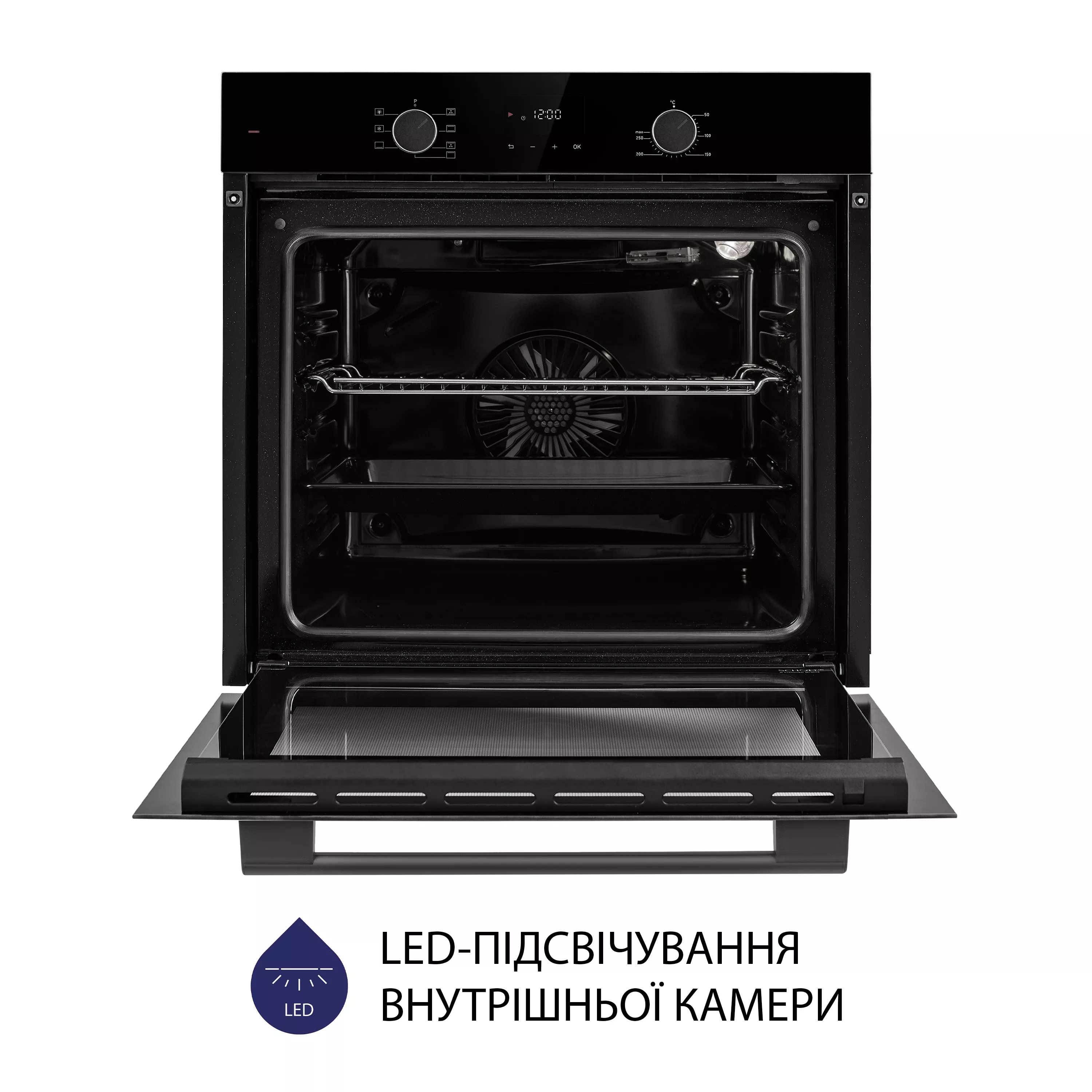 Minola 5905538401600 - зображення 6 Духова шафа електрична Minola EOD 675 BL - зображення 6