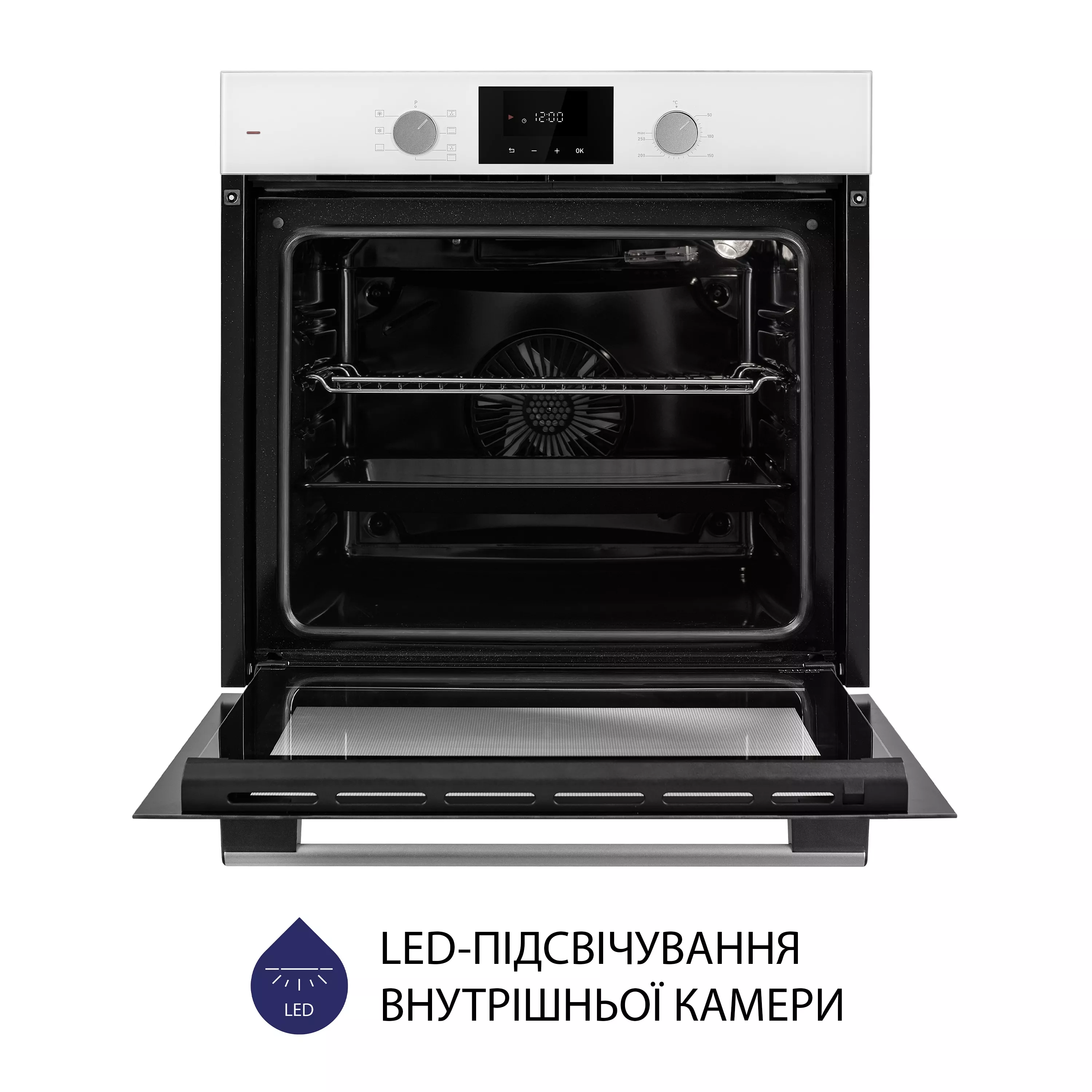 Minola 5905538401617 - зображення 6 Духова шафа електрична Minola EOD 675 WH - зображення 6