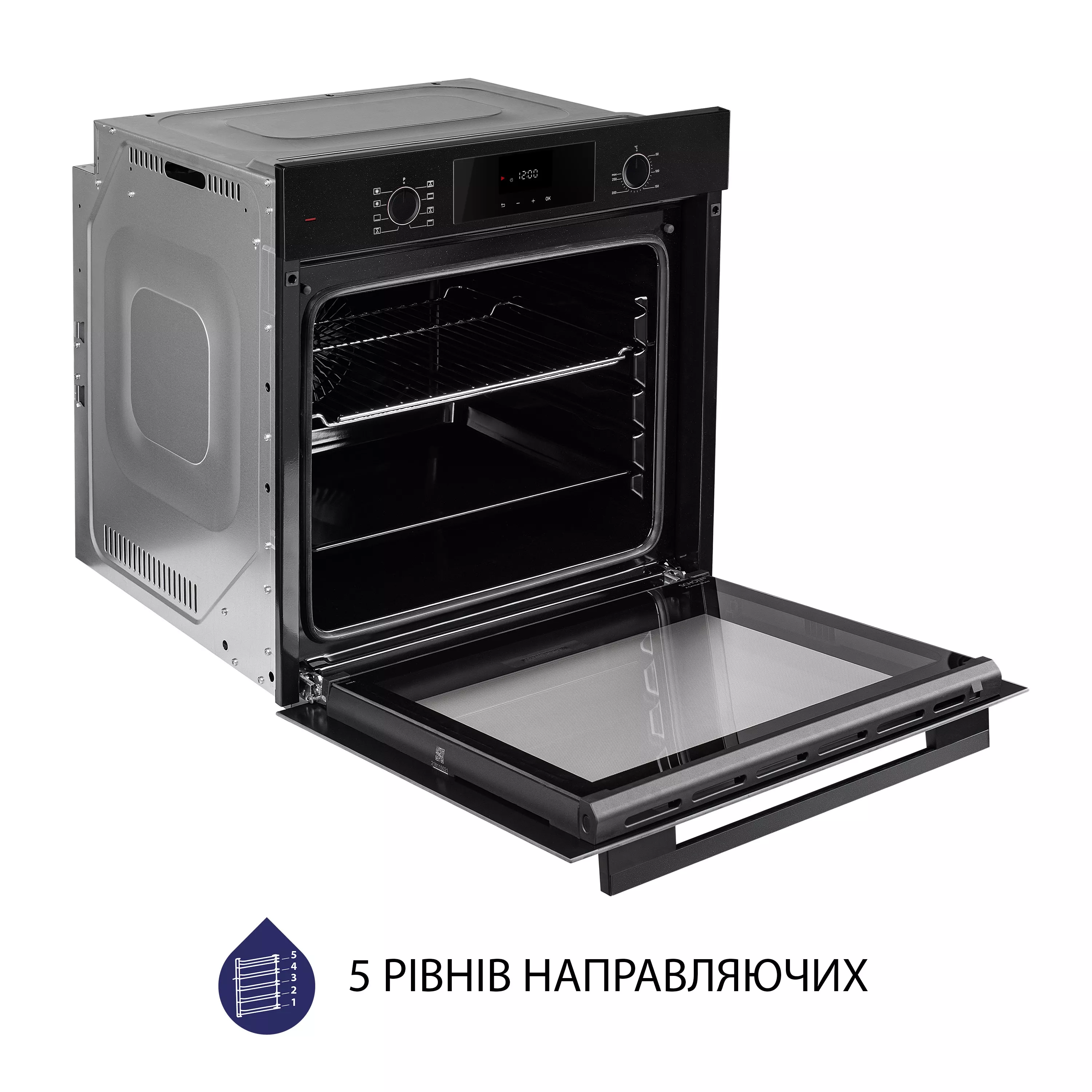 Minola 5902767909709 - зображення 8 Духова шафа електрична Minola EOD 6804 Midnight - зображення 8