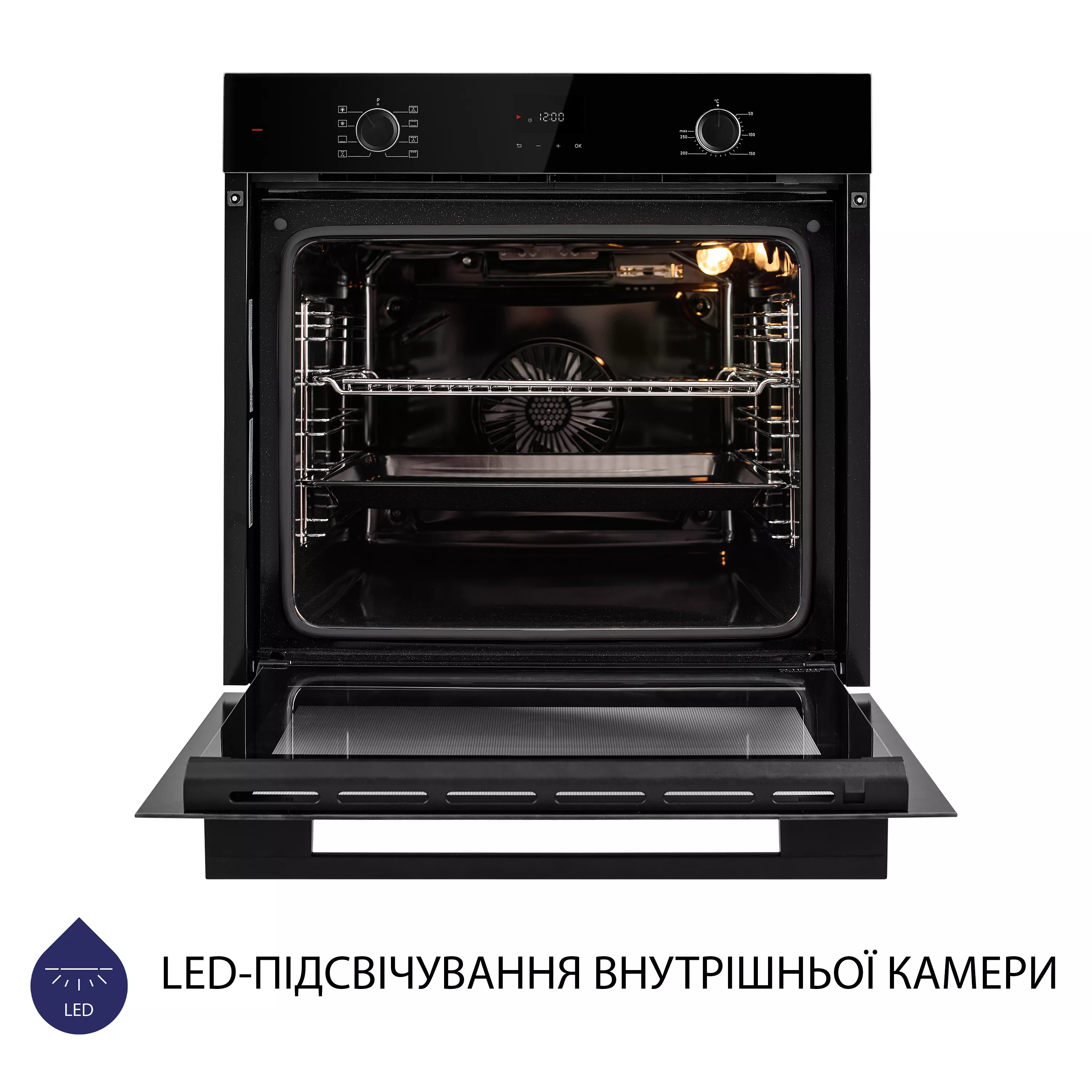 Духова шафа електрична Minola EOD 6814 BL - зображення 6