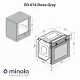 Minola 5902767909662 - зображення 14 Духова шафа електрична Minola EO 674 Dove Gray - зображення 14