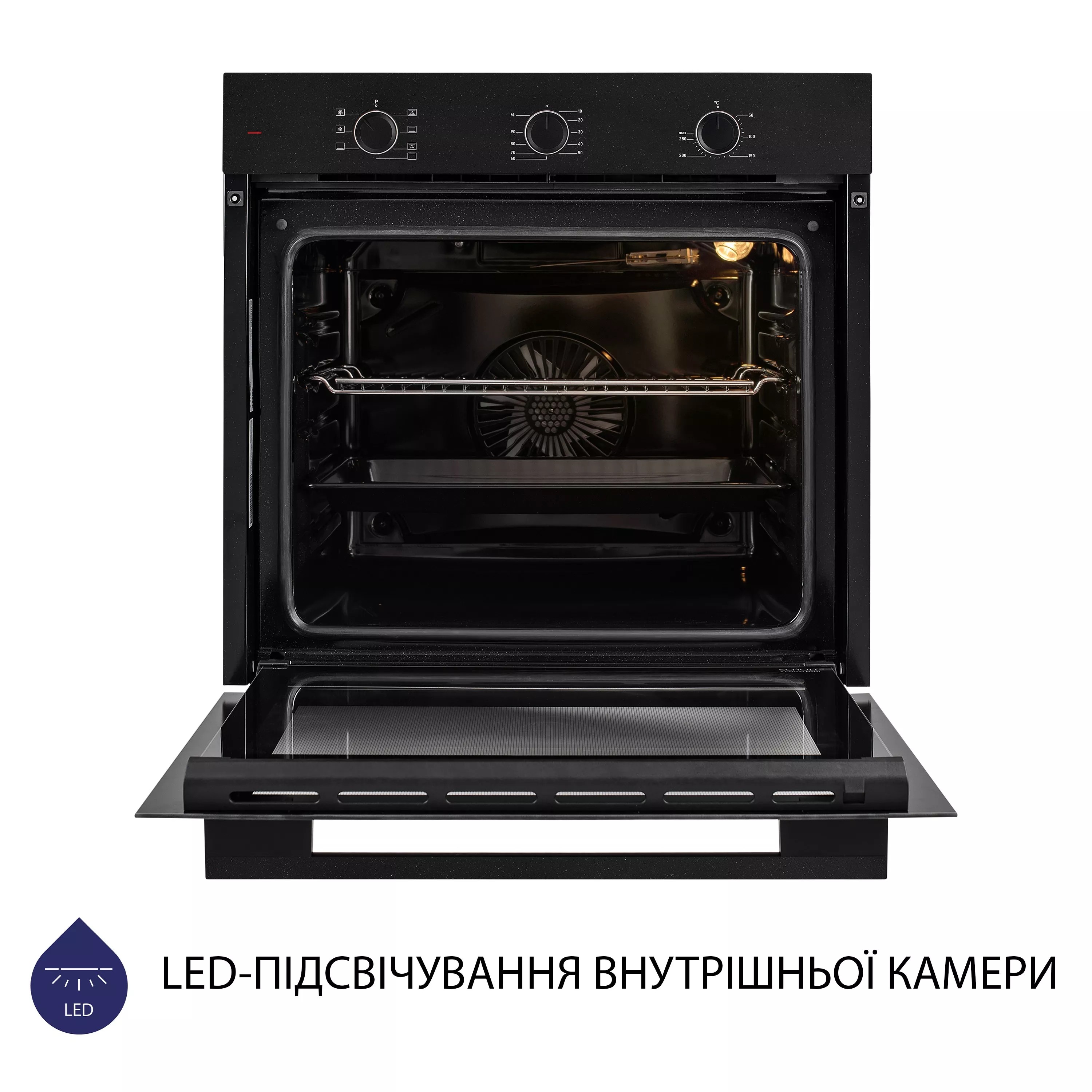 Духова шафа електрична Minola EO 674 Midnight - зображення 7