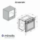 Духовой шкаф электрический Minola EO 684 WH - зображення 14