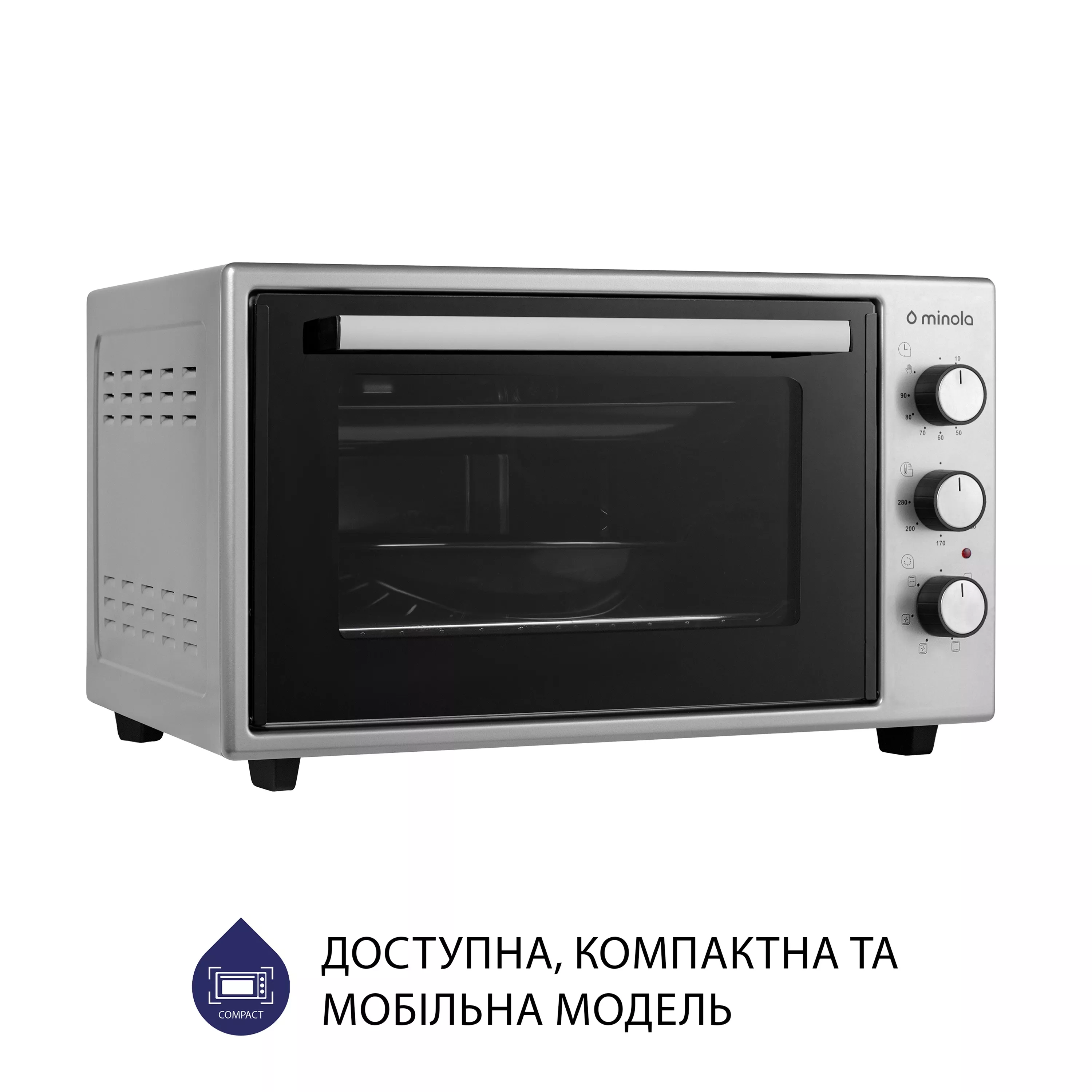 Minola 5902767909259 - зображення 4 Электрическая печь Minola FOET 3714 GR - зображення 4
