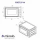 Minola 5902767909266 - зображення 16 Электрическая печь Minola FOET 3714 IV - зображення 16