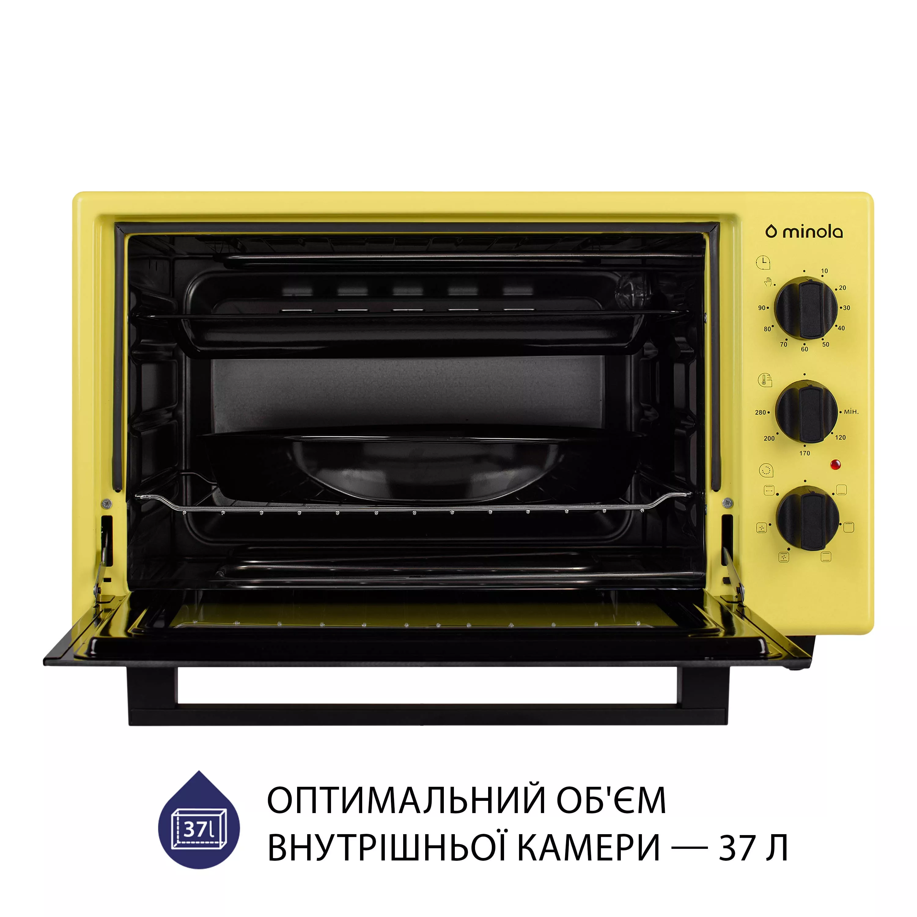 Minola 5902767909273 - зображення 2 Электрическая печь Minola FOET 3714 UA - зображення 2