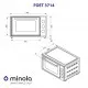 Minola 5902767909273 - зображення 16 Электрическая печь Minola FOET 3714 UA - зображення 16