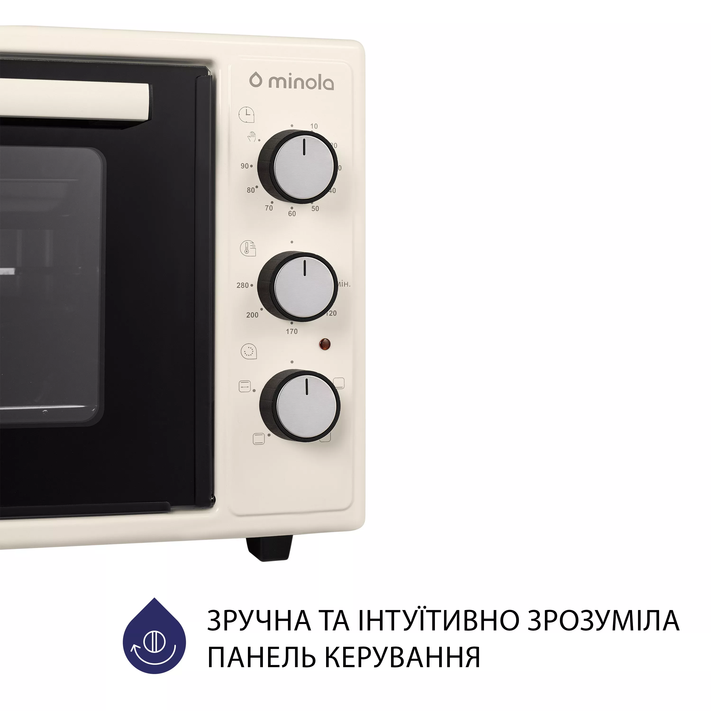 Minola 5902767909228 - зображення 3 Электрическая печь Minola FOEV 3714 IV - зображення 3