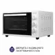 Електрична піч Minola FOE 3714 WH - зображення 5