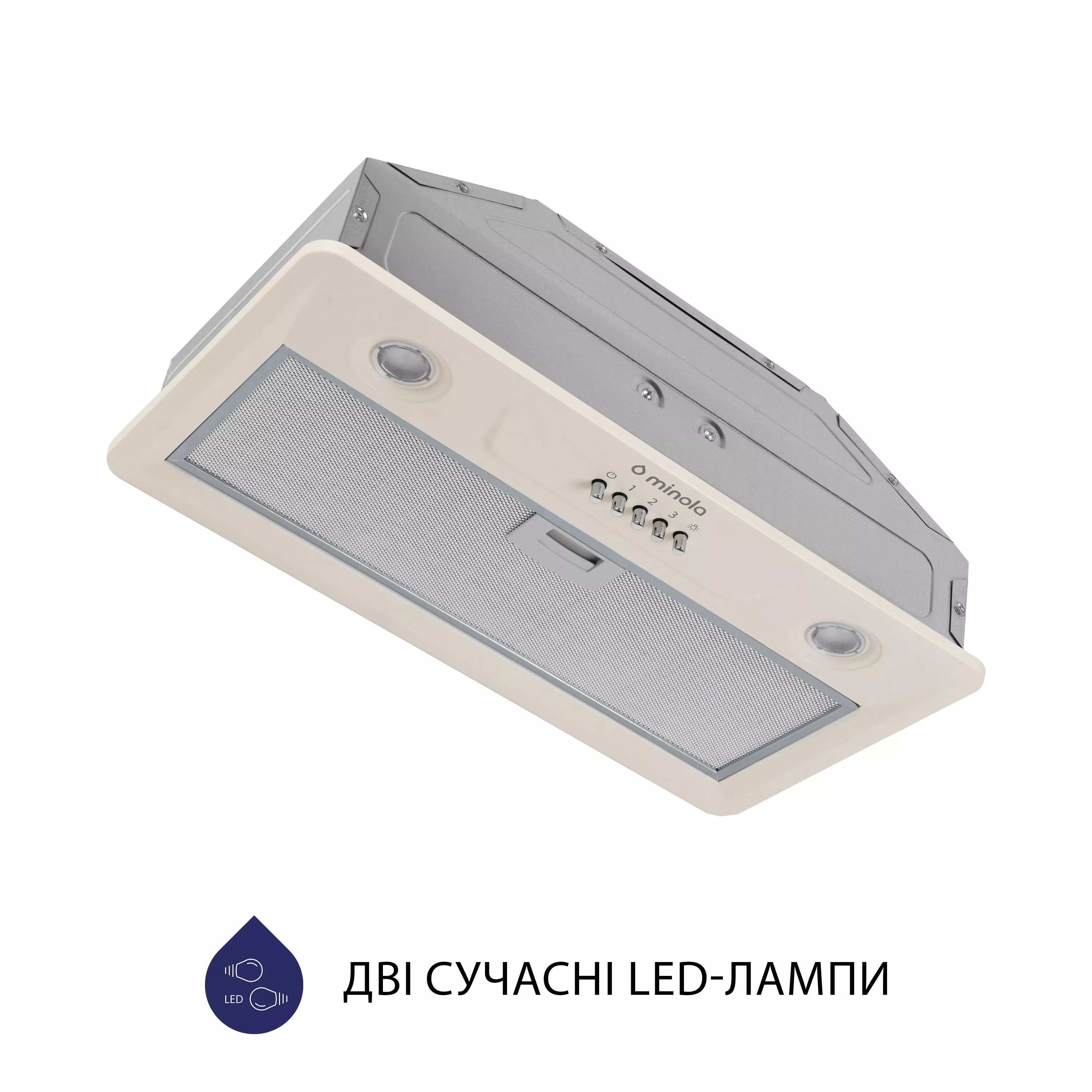 Витяжка повновбудована Minola HBI 5202 IV 700 LED - зображення 4
