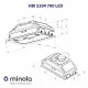 Витяжка повновбудована Minola HBI 5204 GR 700 LED - зображення 10