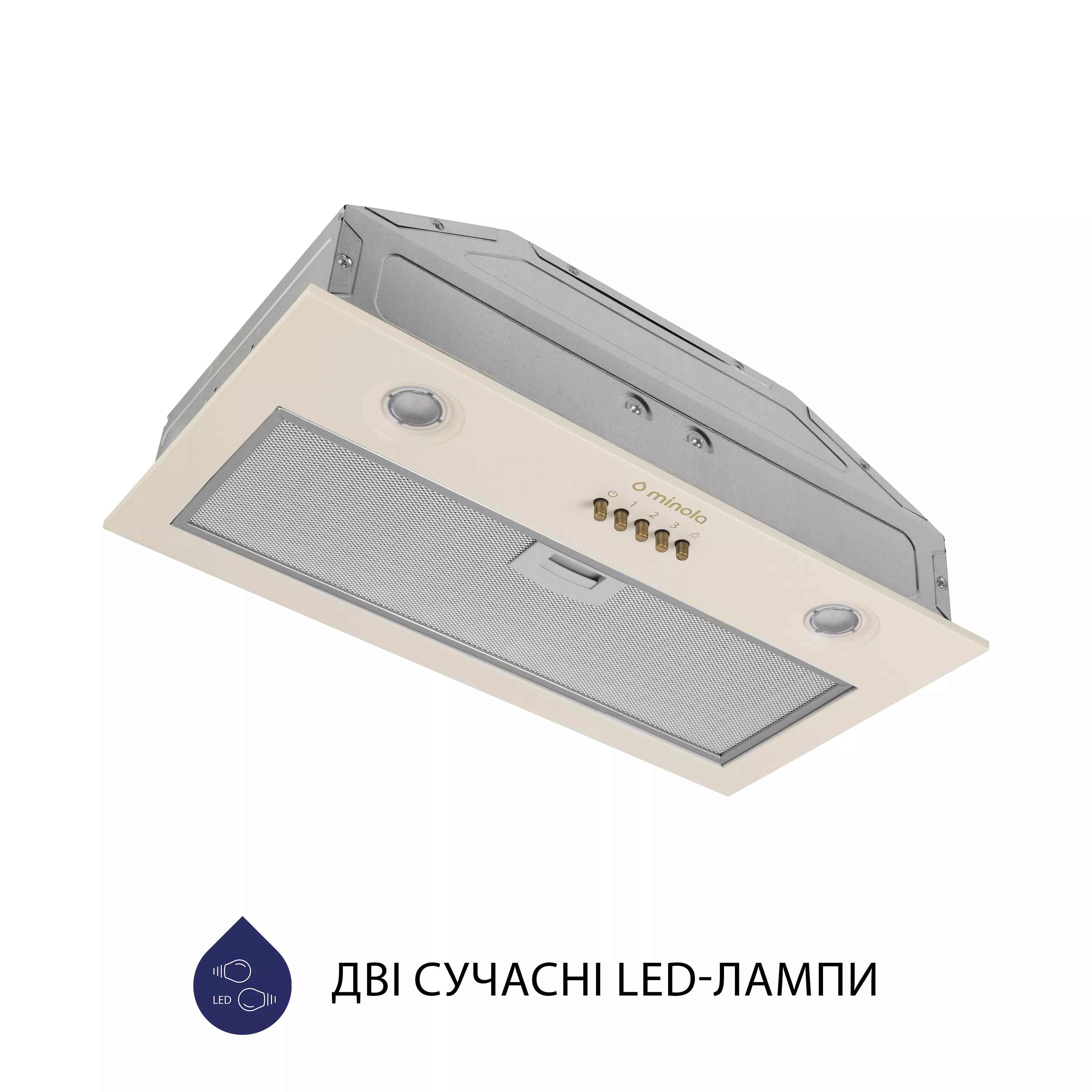 Витяжка повновбудована Minola HBI 5204 IV 700 LED - зображення 4