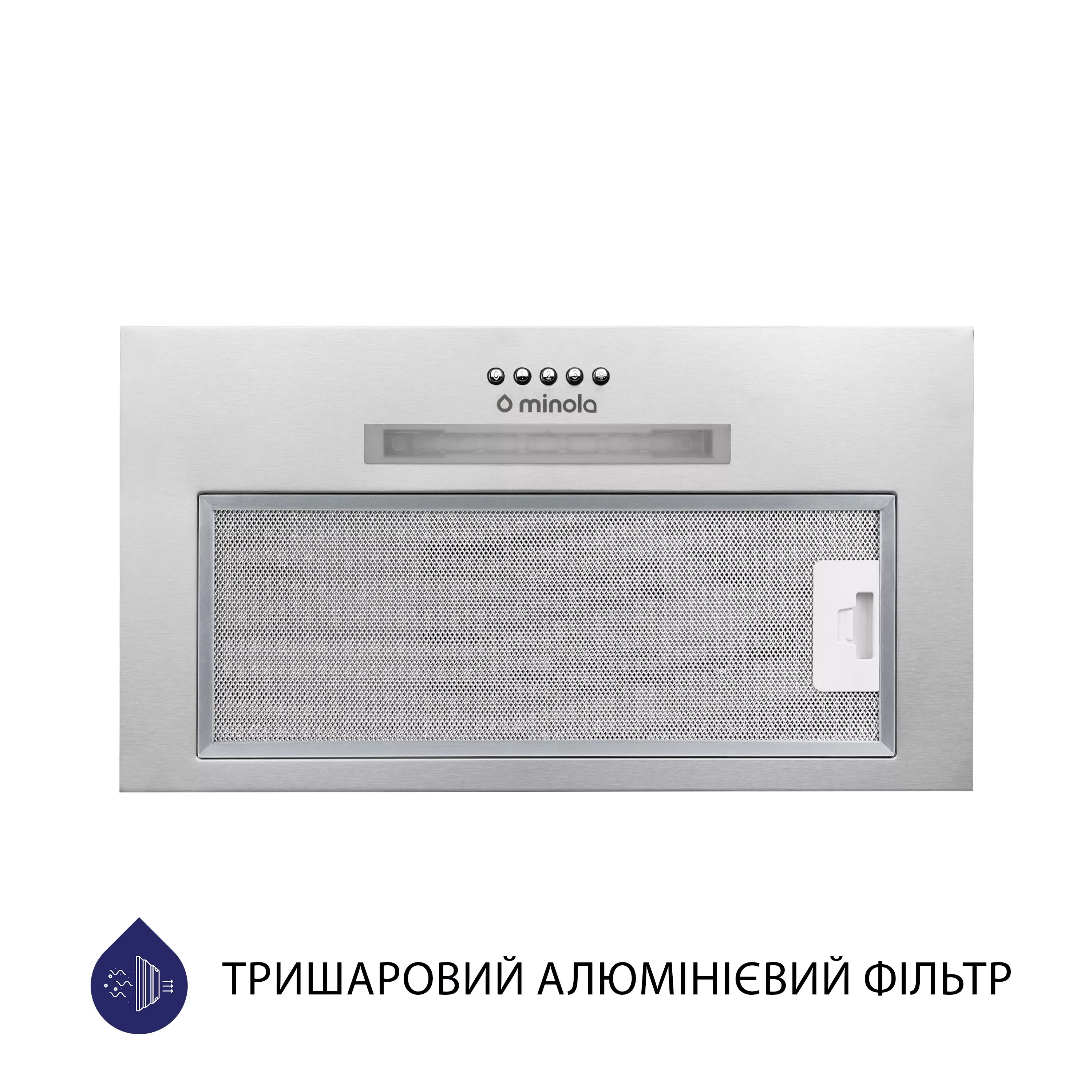 Витяжка повновбудована Minola HBI 5223 I 700 LED - зображення 2