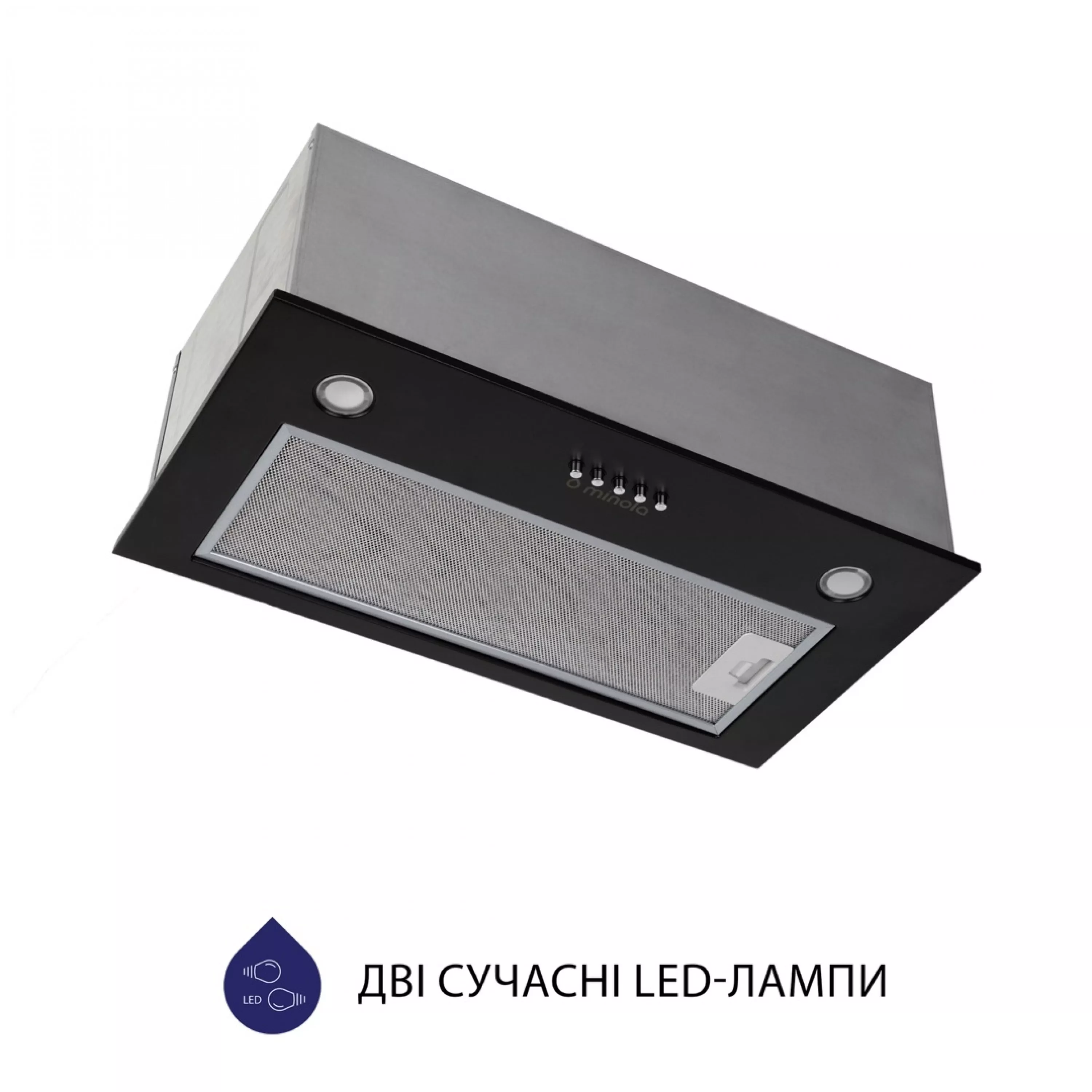 Витяжка повновбудована Minola HBI 5227 BL 700 LED - зображення 4