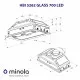 Витяжка повновбудована Minola HBI 5262 GR GLASS 700 LED - зображення 10
