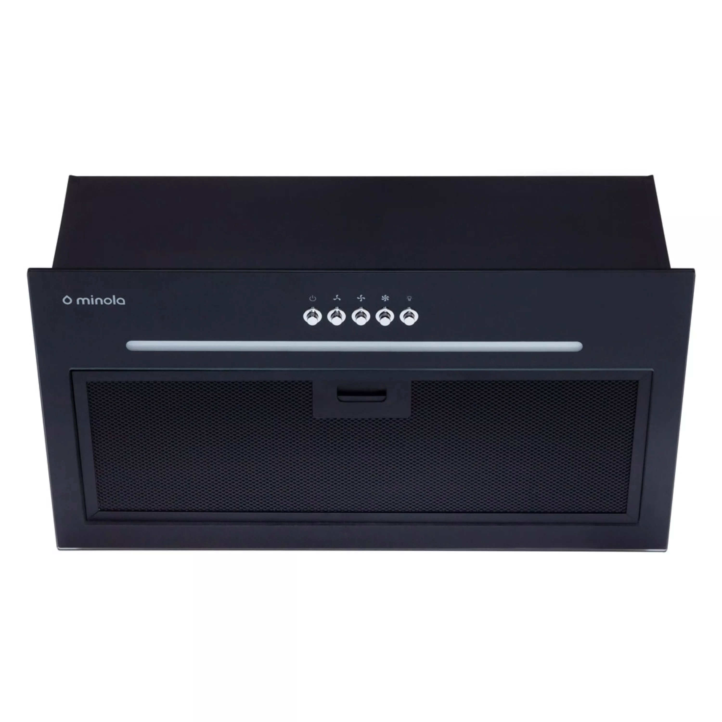 Вытяжка полновстраиваемая Minola HBI 5264 BL GLASS 700 LED Line - зображення 3
