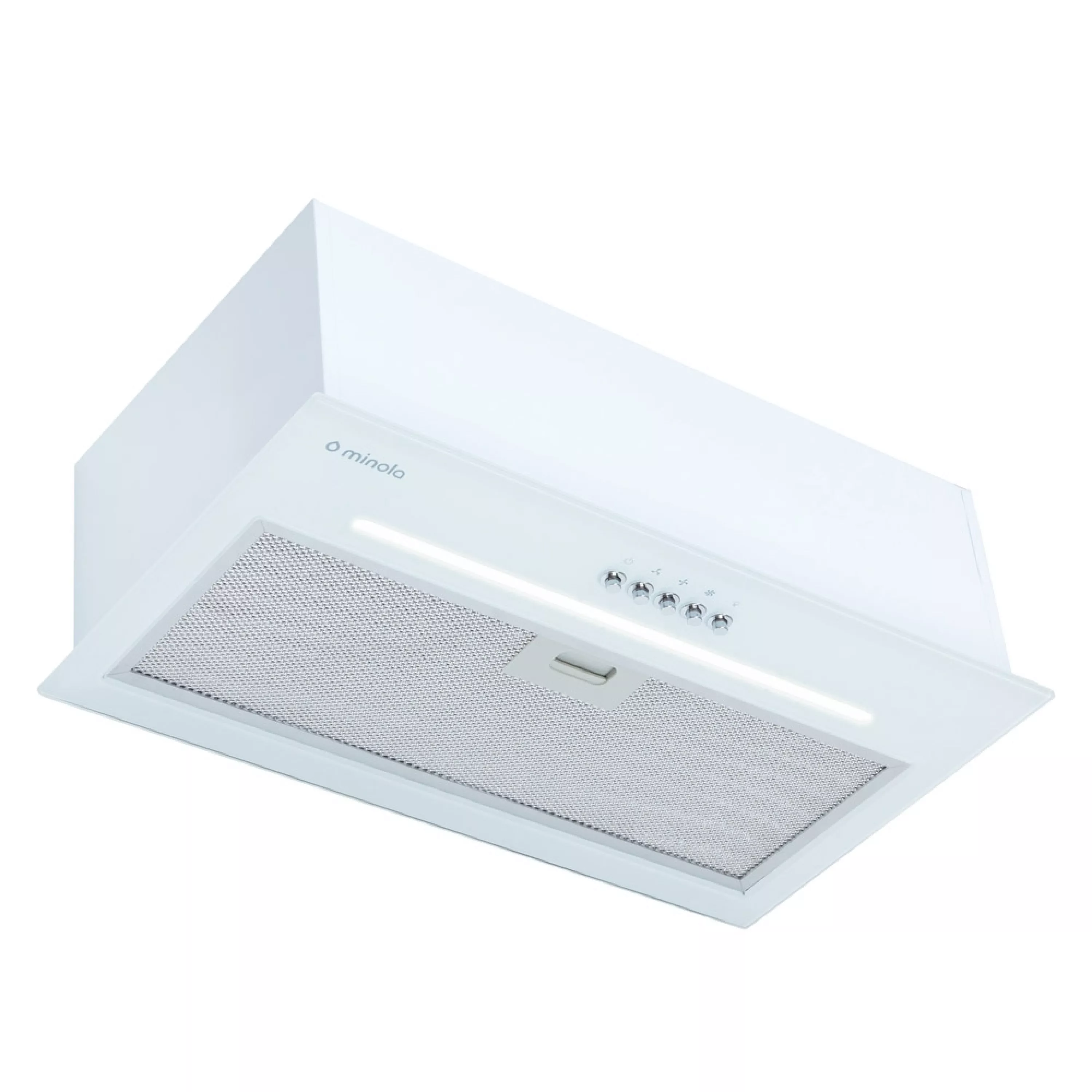 Витяжка повновбудована Minola HBI 5264 WH GLASS 700 LED Line - зображення 2