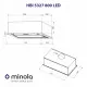 Витяжка повновбудована Minola HBI 5327 IV 800 LED - зображення 10