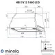 Витяжка повновбудована Minola HBI 7612 BL 1000 LED - зображення 8
